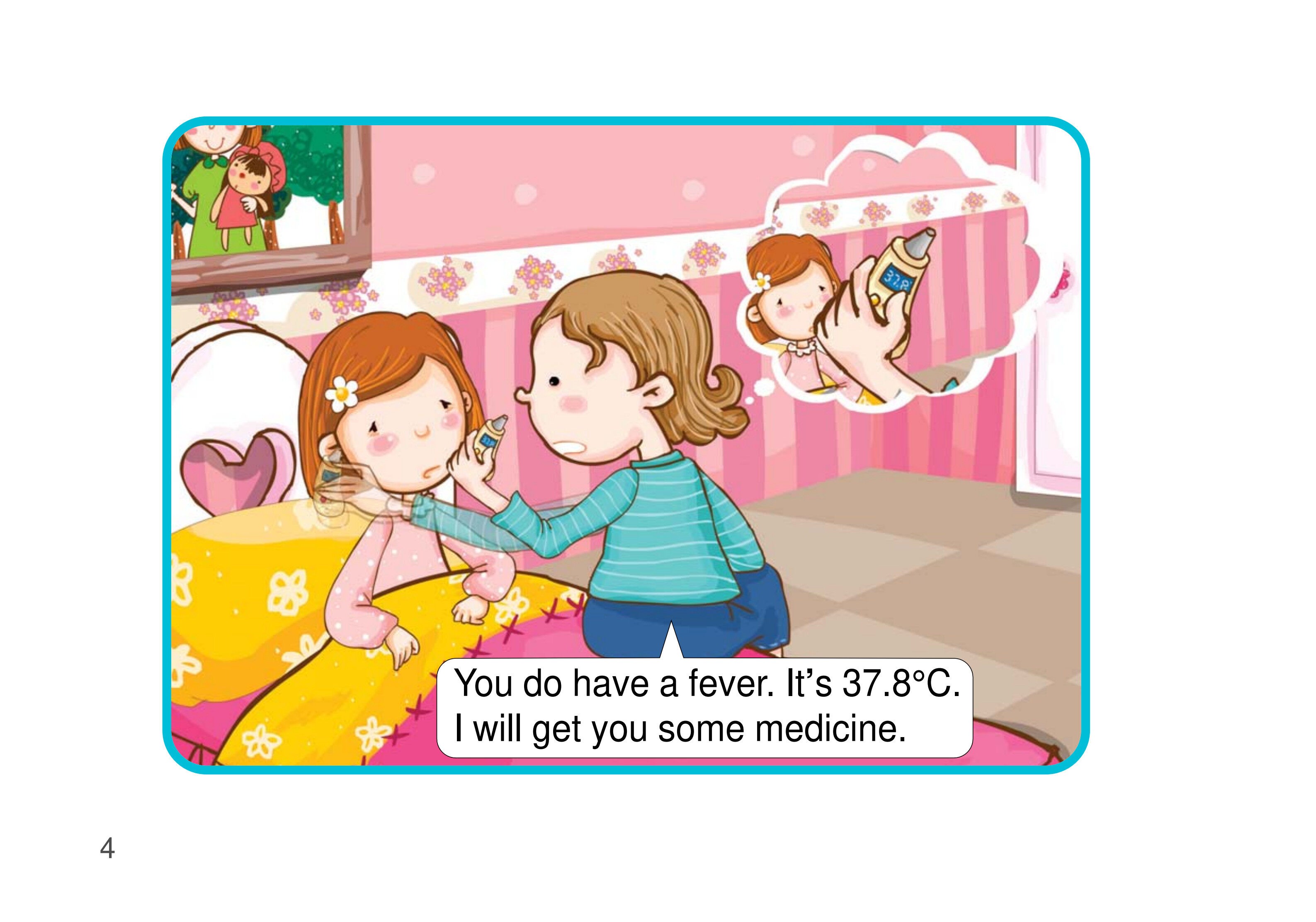 I‘m Sick,Mom!绘本故事第5页