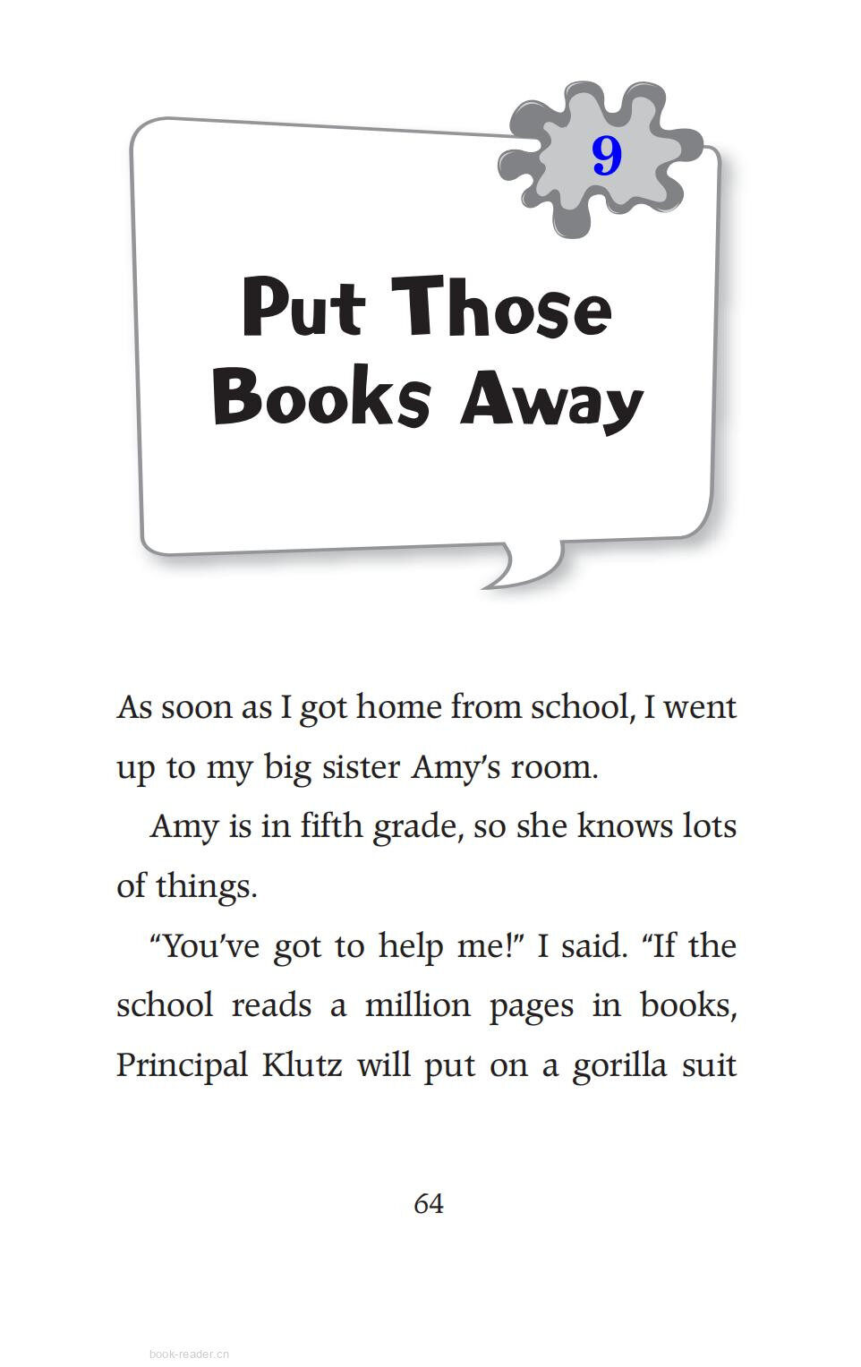 Chapter9 Put Those Books Away绘本故事第2页