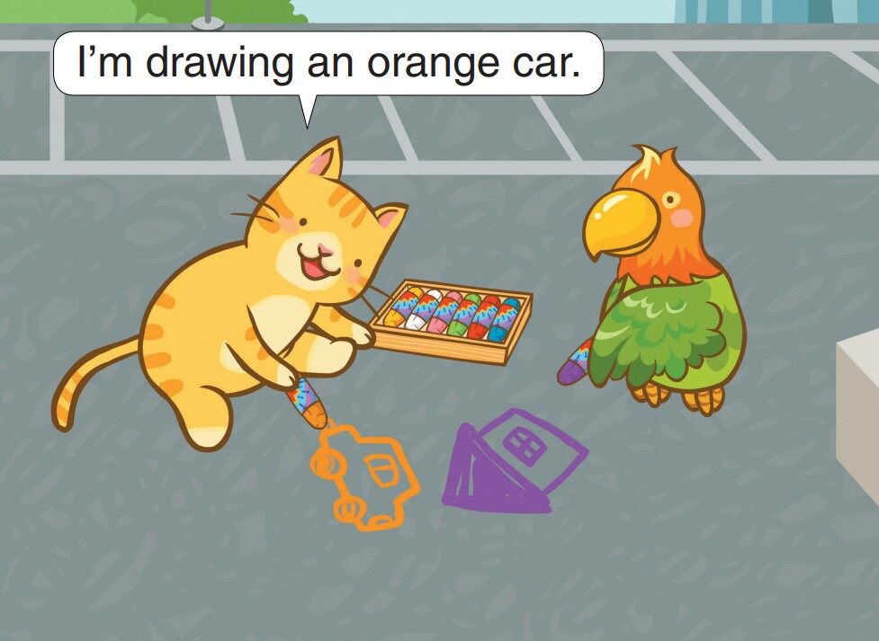 My Favorite Color Is Blue绘本故事第4页