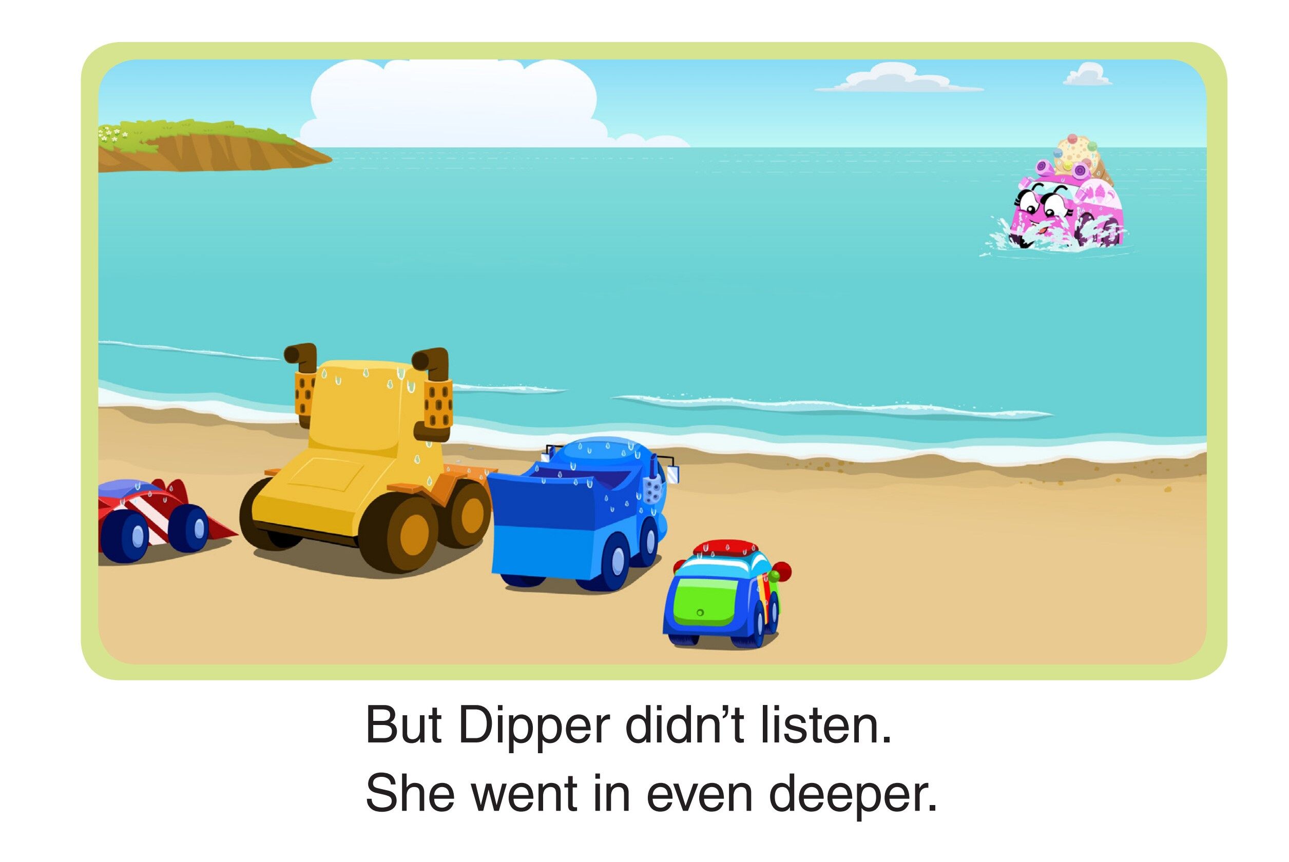 Splashing and Playing绘本故事第4页