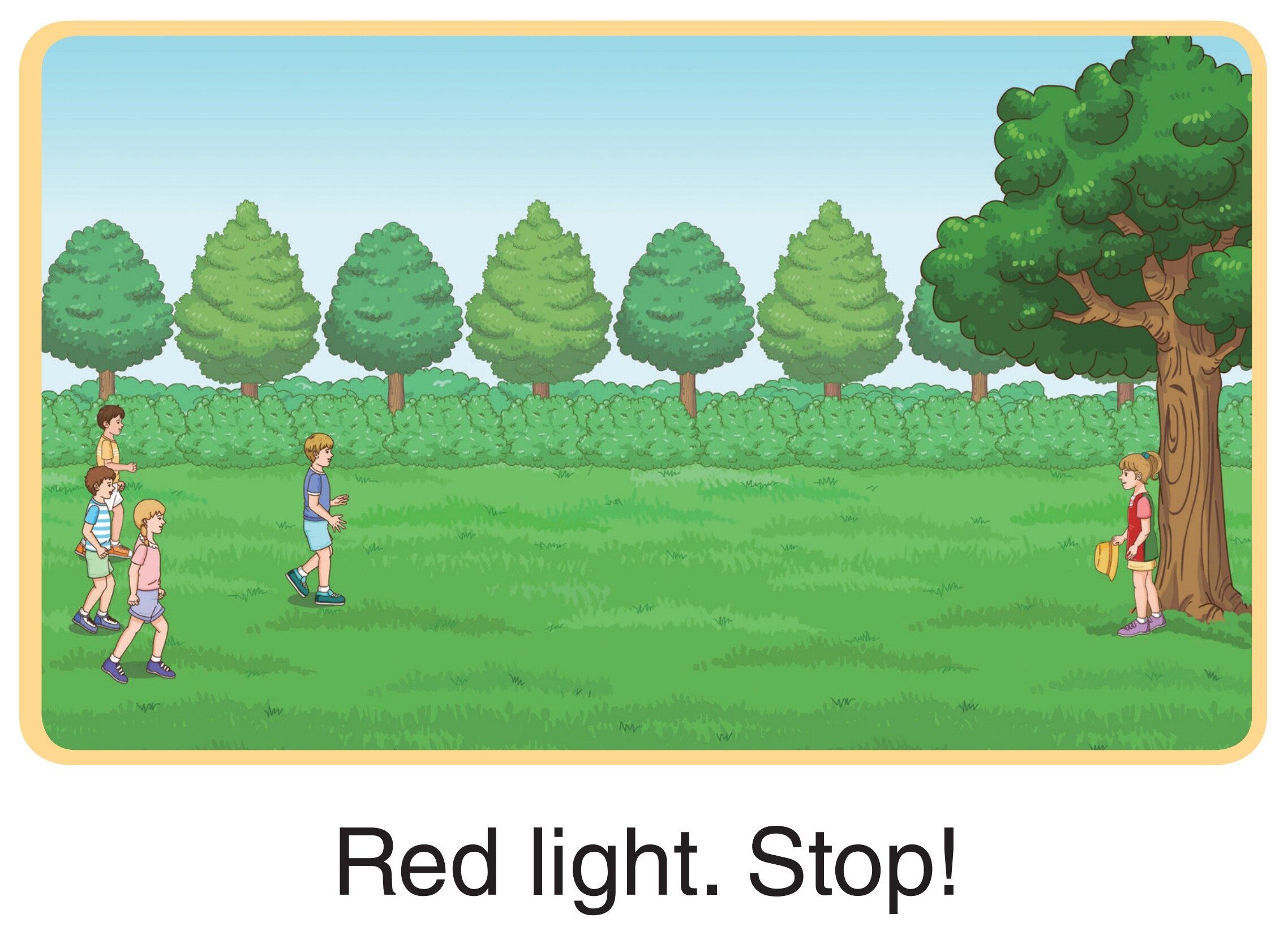 Red Light, Green Light绘本故事第4页