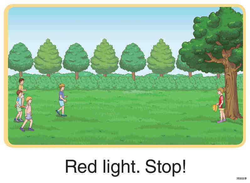 Red Light, Green Light绘本故事第4页
