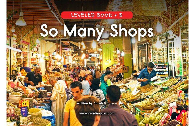 So Many Shops绘本故事第2页
