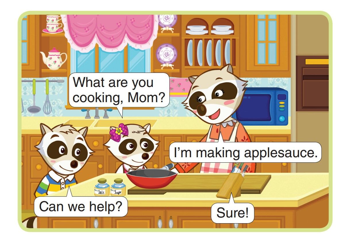 Making Applesauce绘本故事第2页