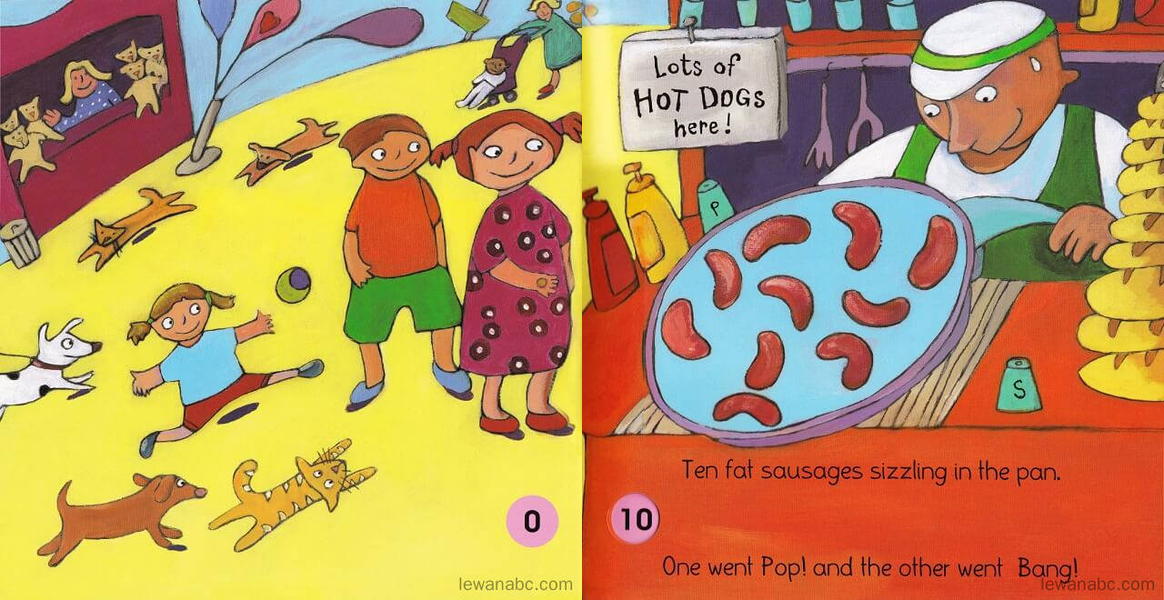 (7周)Ten Fat Sausages绘本故事第3页