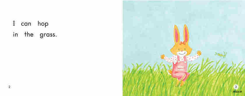 Hop, hop, hop绘本故事第3页