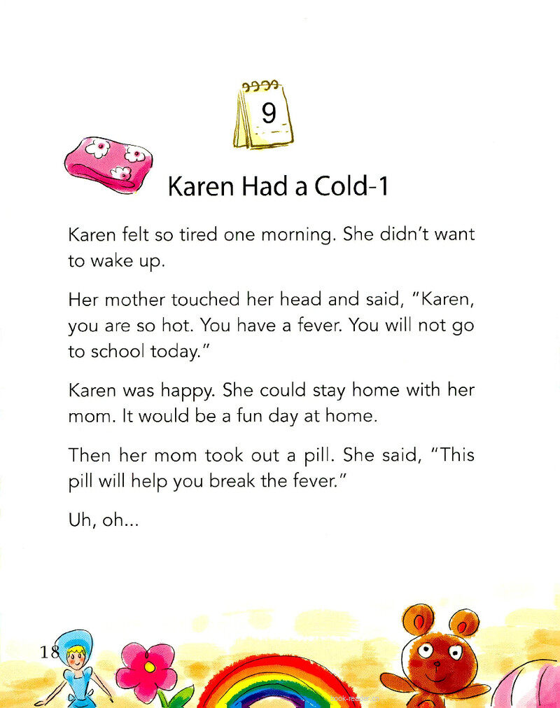 Karen Had a Cold-1绘本故事第2页