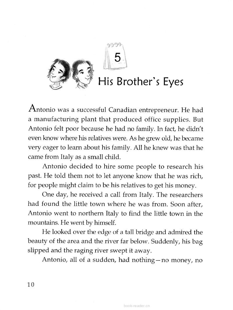 His Brother's Eyes绘本故事第2页