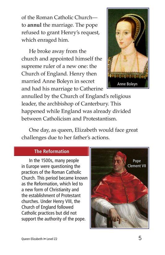 Queen Elizabeth I绘本故事第4页