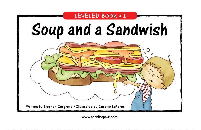 Soup and a Sandwish绘本故事第2页