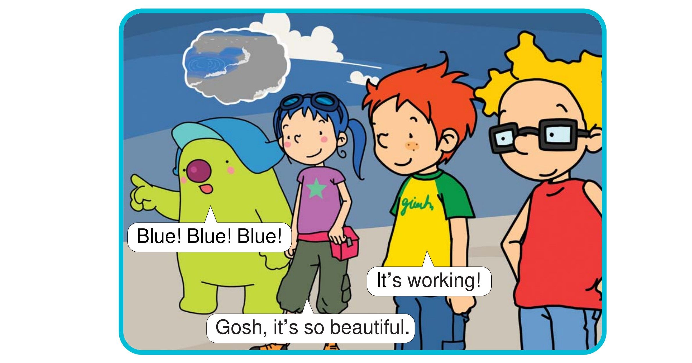 Rain Rescue绘本故事第2页