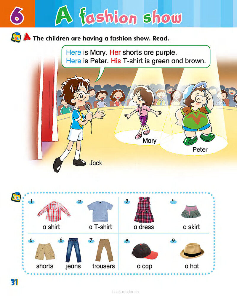 6 A fashion show绘本故事第3页