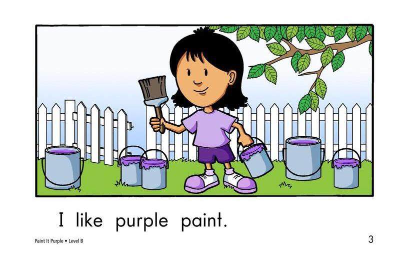 Paint It Purple绘本故事第3页