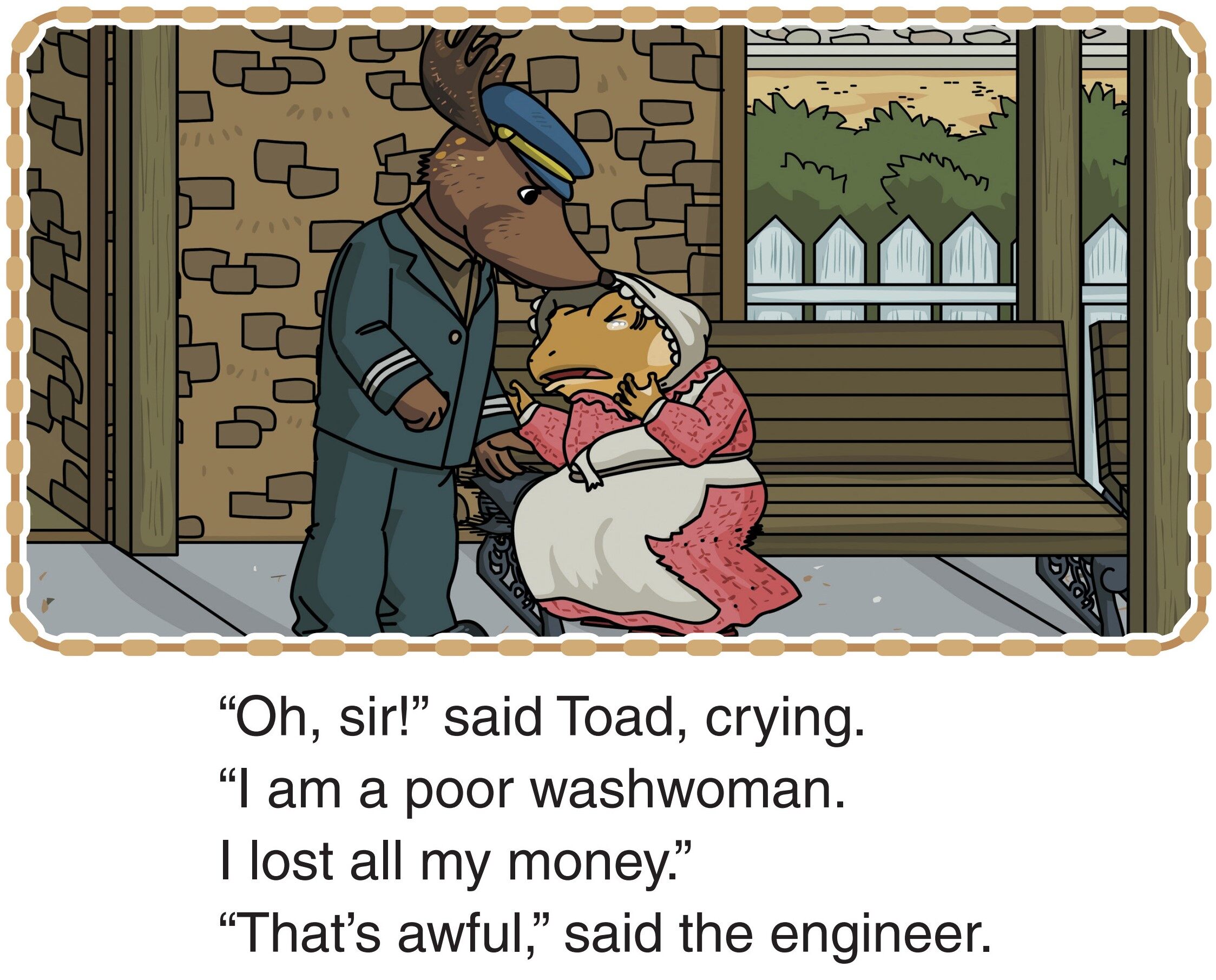 On the Train绘本故事第4页