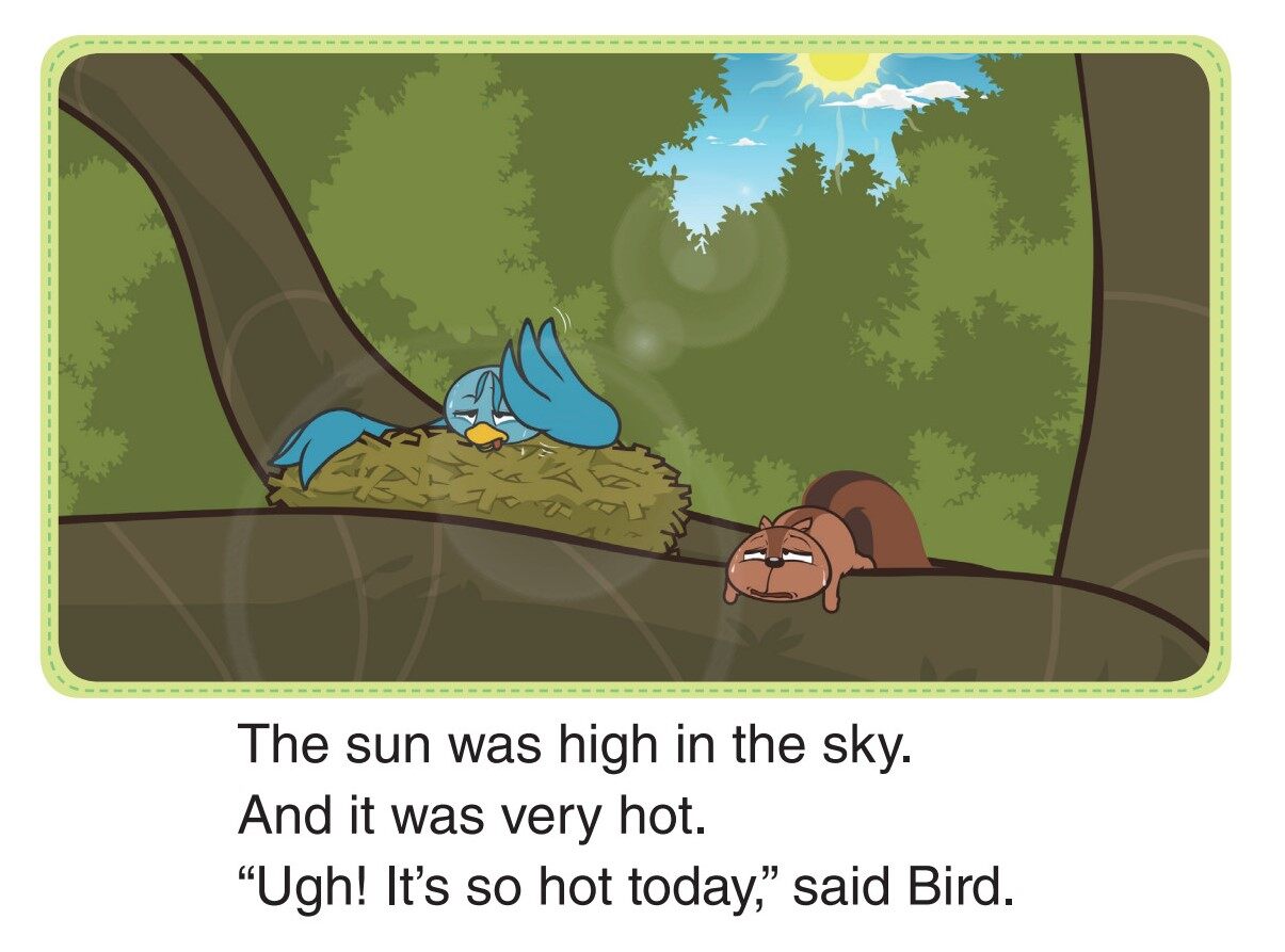 The Hottest Day Ever绘本故事第2页