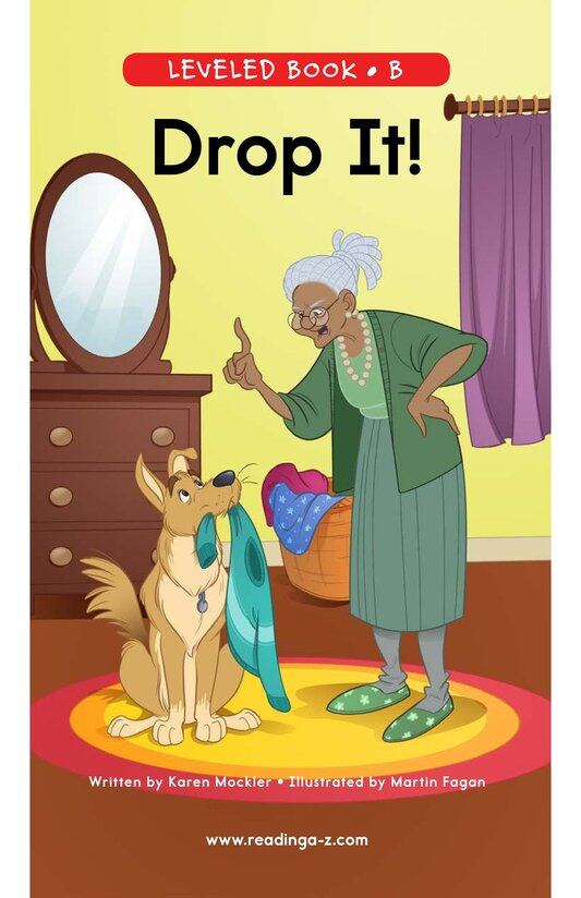 Drop It!绘本故事第2页