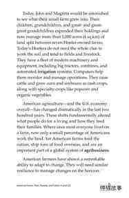 American Farms:Past,Present,and Future绘本故事第4页