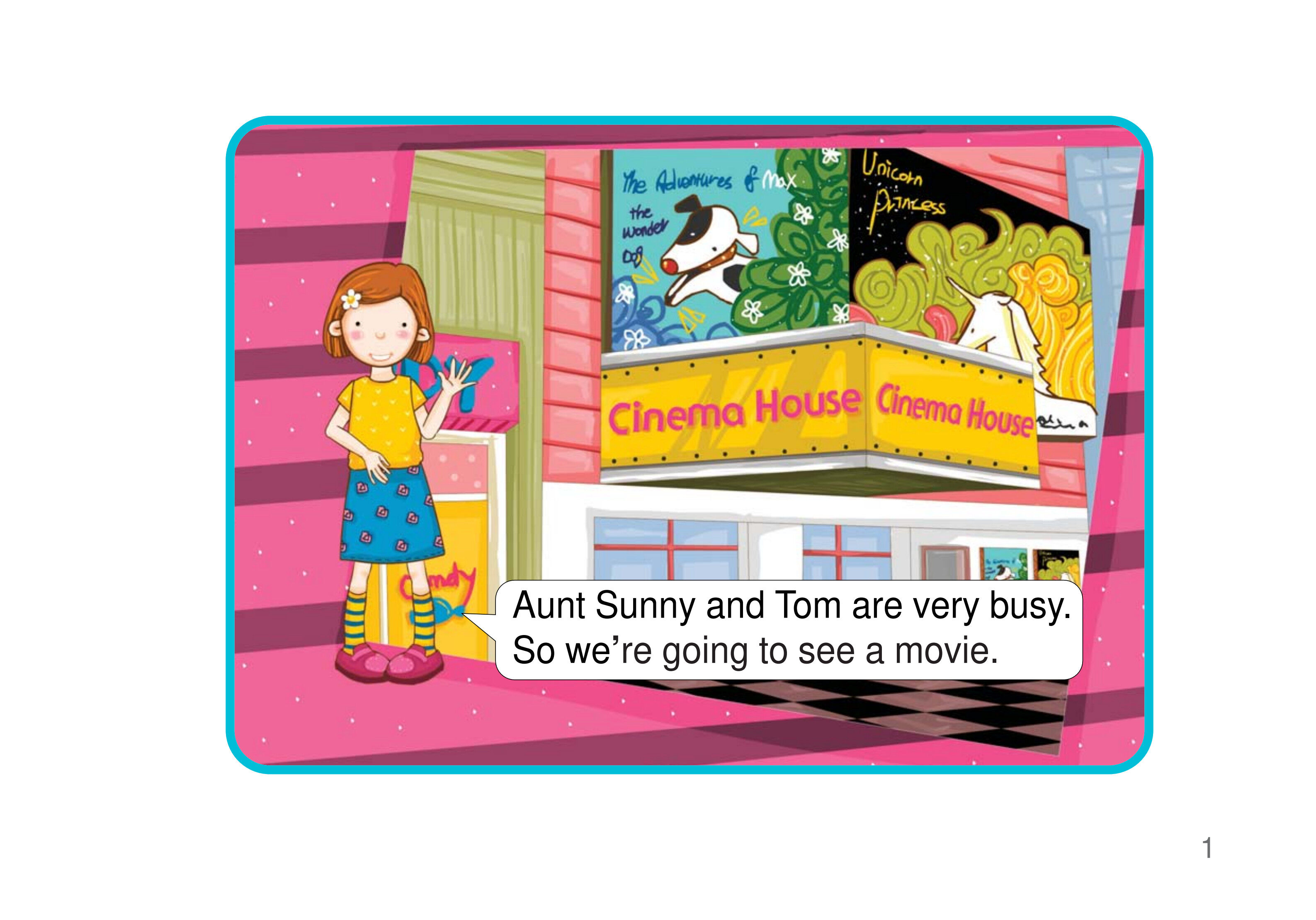 At the Movies绘本故事第2页