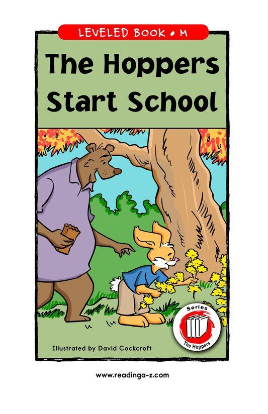 The Hoppers Start School绘本故事第2页