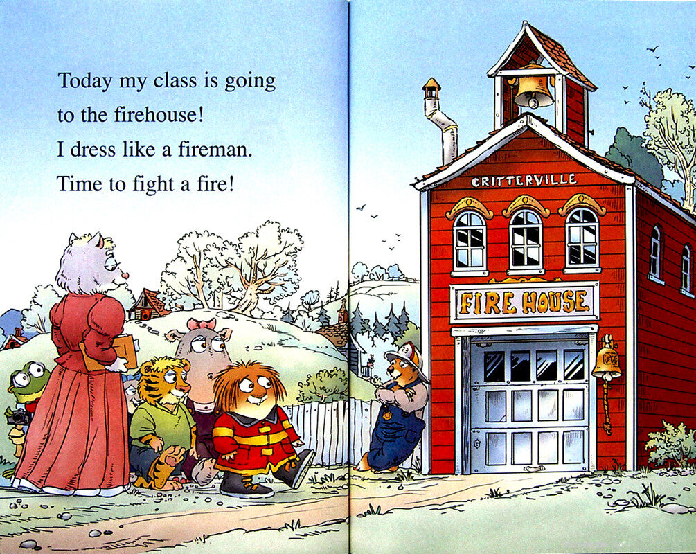 Going to the Fire House绘本故事第3页