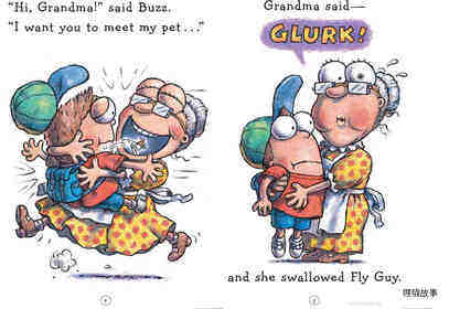 There Was An Old Lady Who Swallowed FLY GUY绘本故事第5页