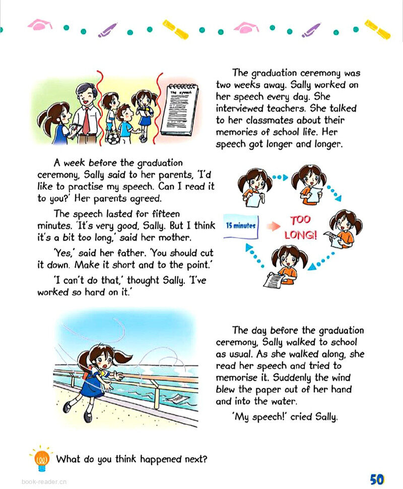 7 Our graduation ceremony绘本故事第4页