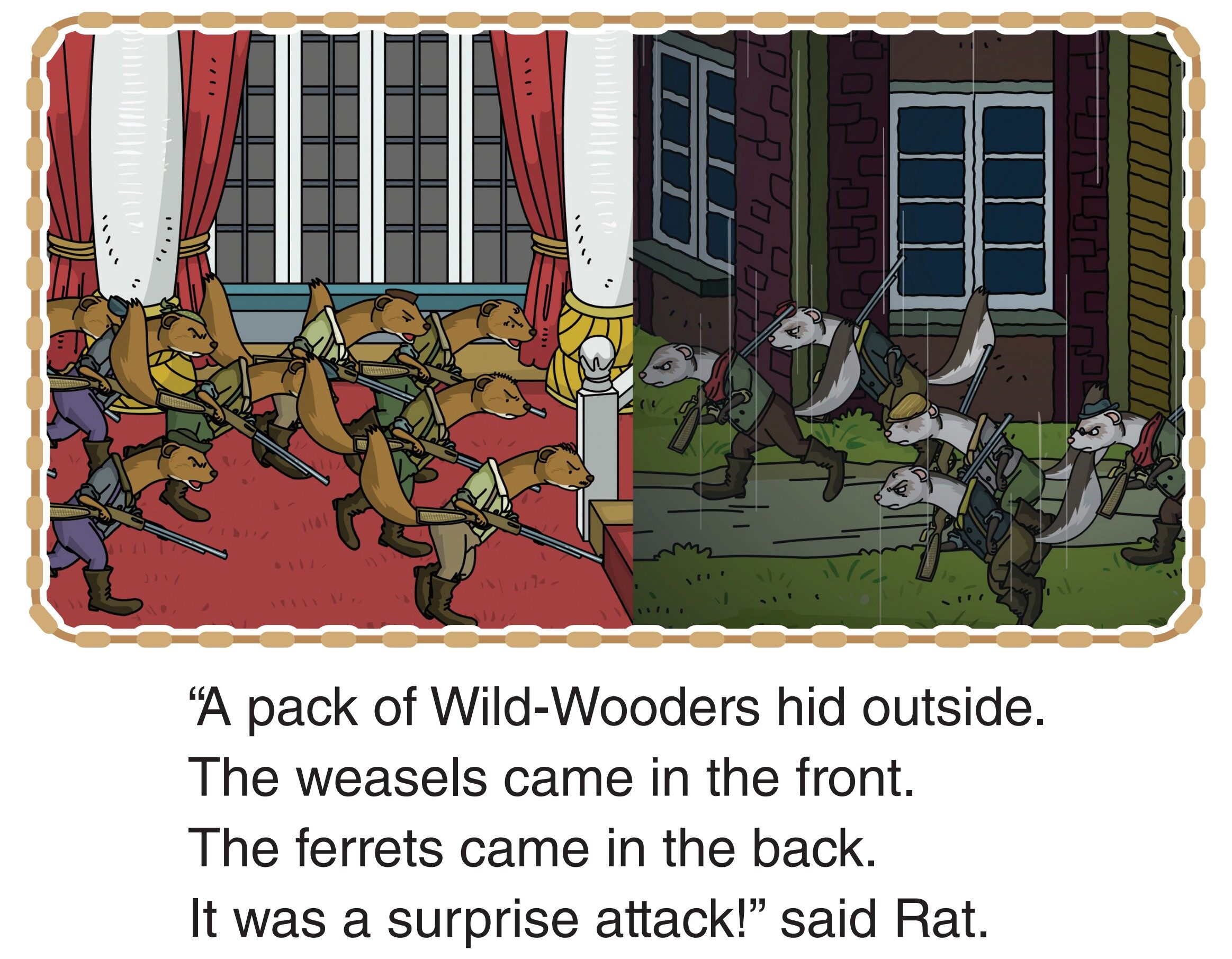 Wild-Wooders in Toad Hall绘本故事第5页