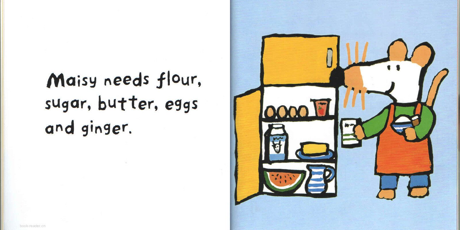 Maisy Makes gingerbread 绘本故事第5页