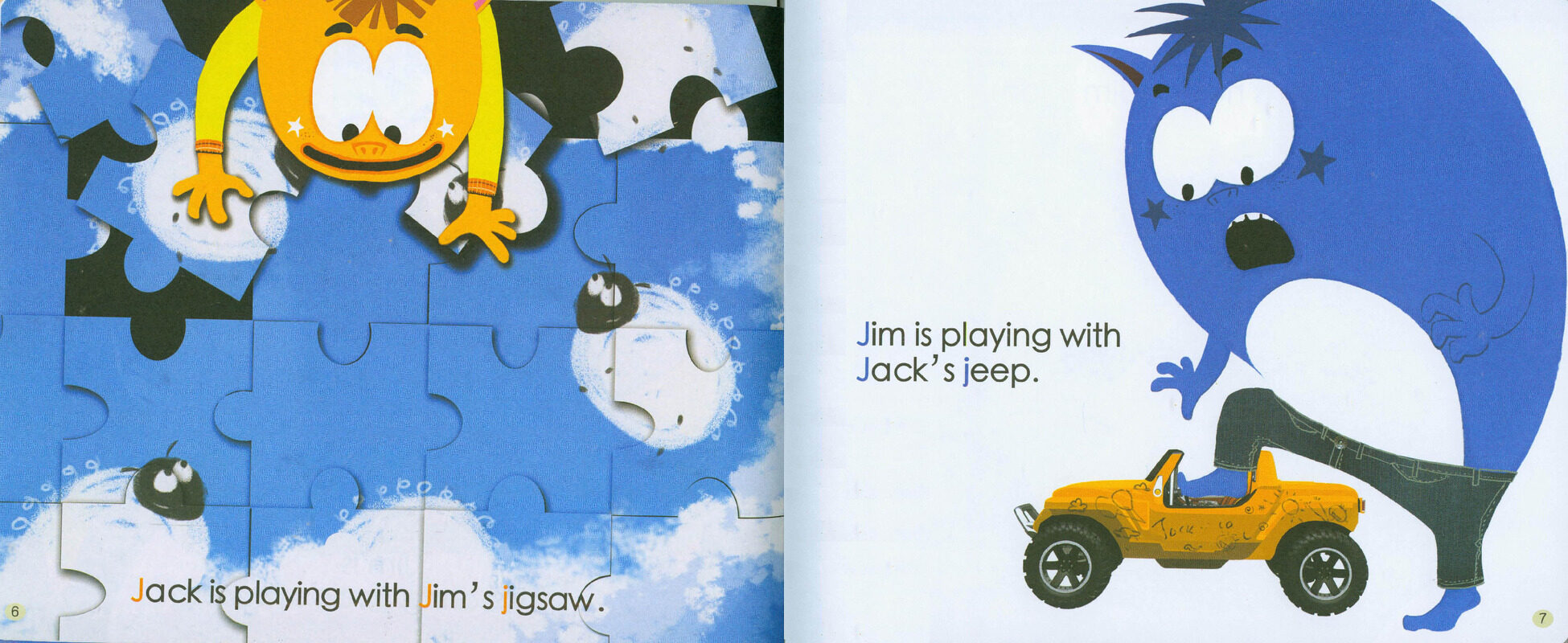 J Jack and Jim绘本故事第5页