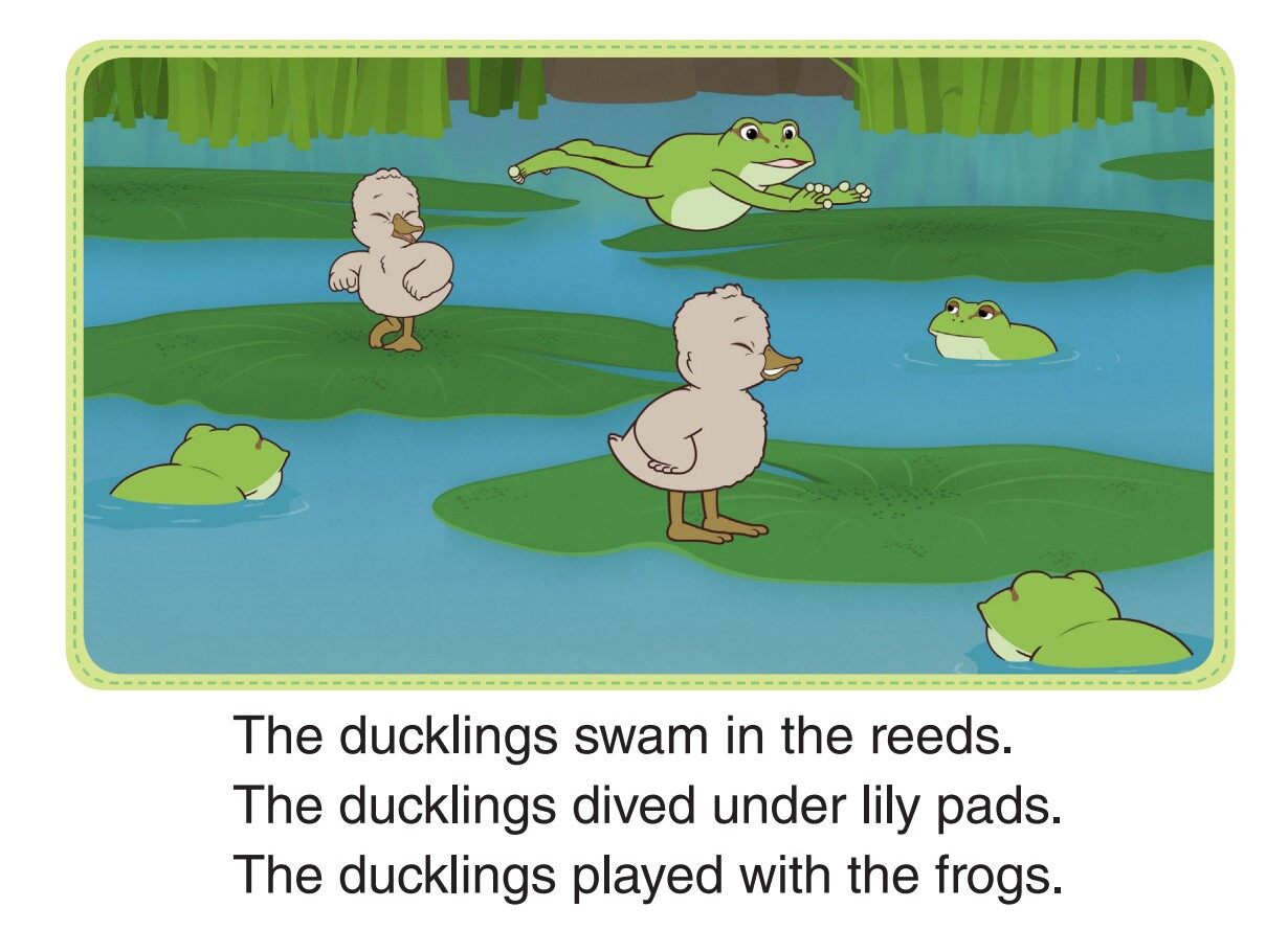 Jemima Takes Care of the Ducklings 4_One Perfect Duckling绘本故事第4页