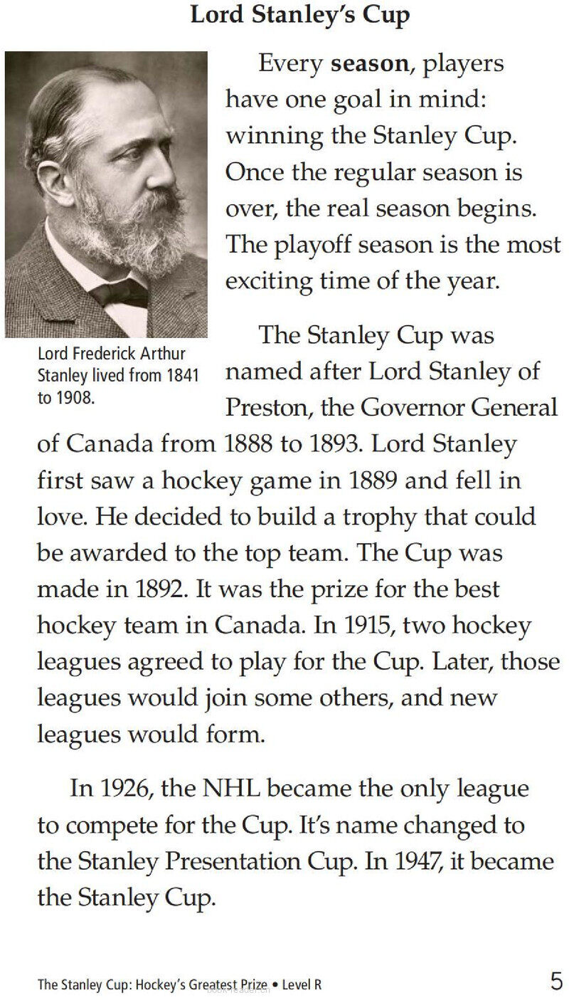 The Stanley Cup Hockey's Greatest Prize绘本故事第4页