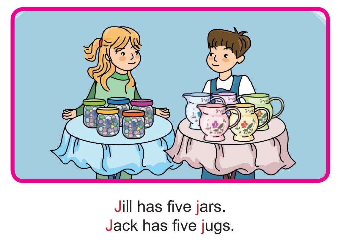'J' words -  Jill and Jack绘本故事第5页