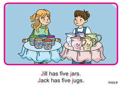 'J' words -  Jill and Jack绘本故事第5页