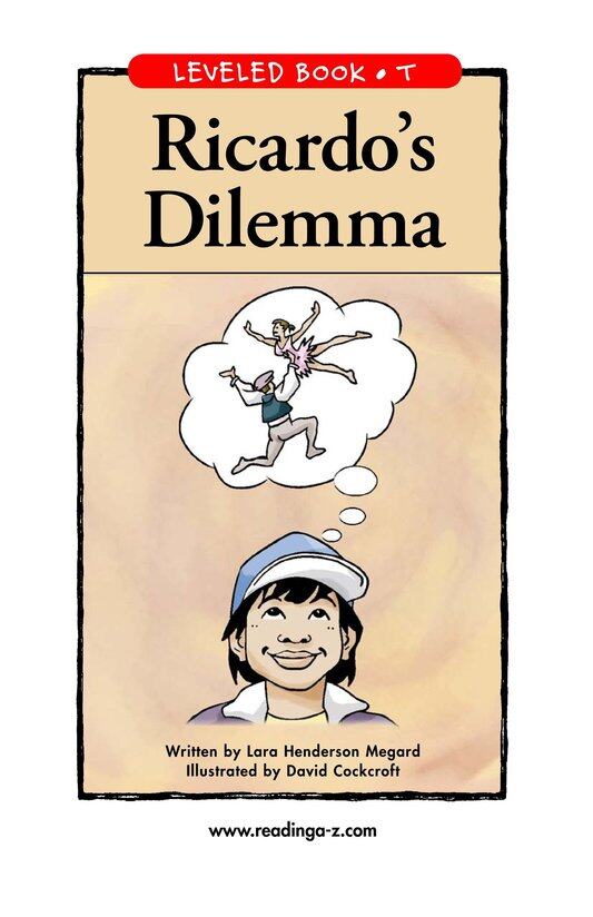 Ricardo's Dilemma绘本故事第2页
