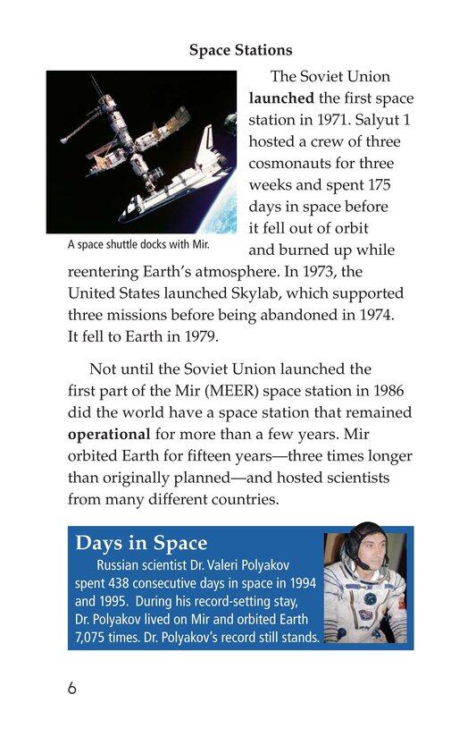 Life in Space绘本故事第5页