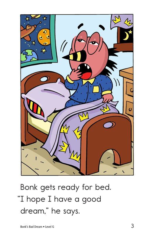 Bonk's Bad Dream绘本故事第3页