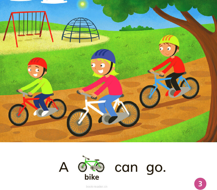 GK Approach U03W3 We Can Go绘本故事第4页