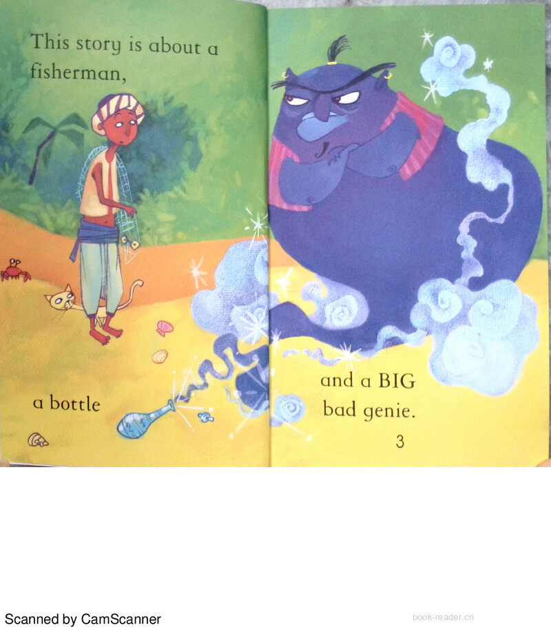 The Genie in the Bottle绘本故事第3页