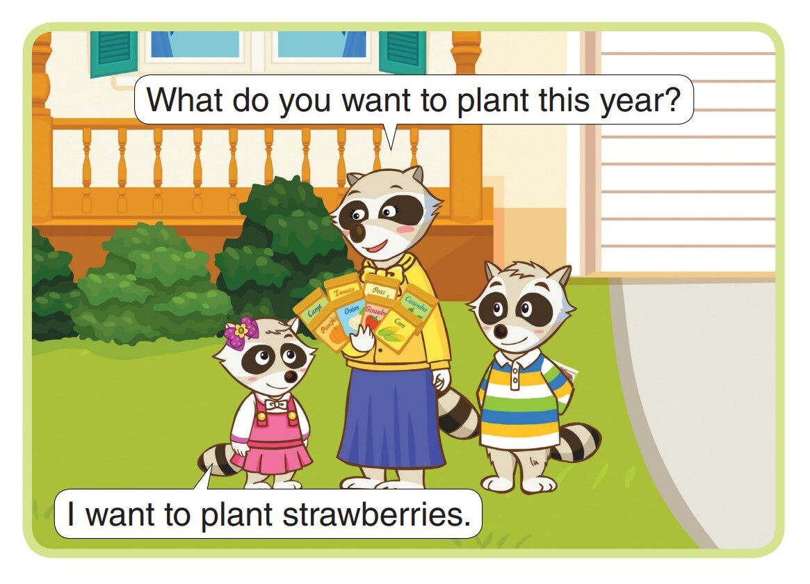 Planning a Garden绘本故事第2页