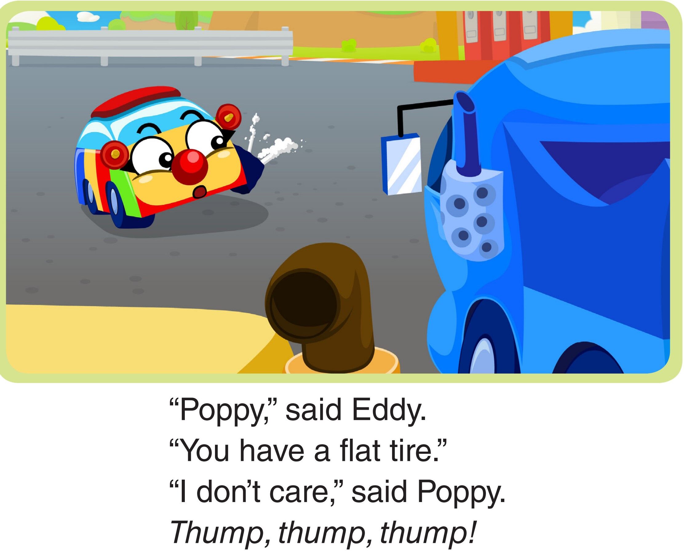 Flat Tire绘本故事第3页