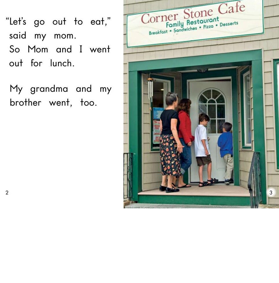 Out for Lunch绘本故事第3页