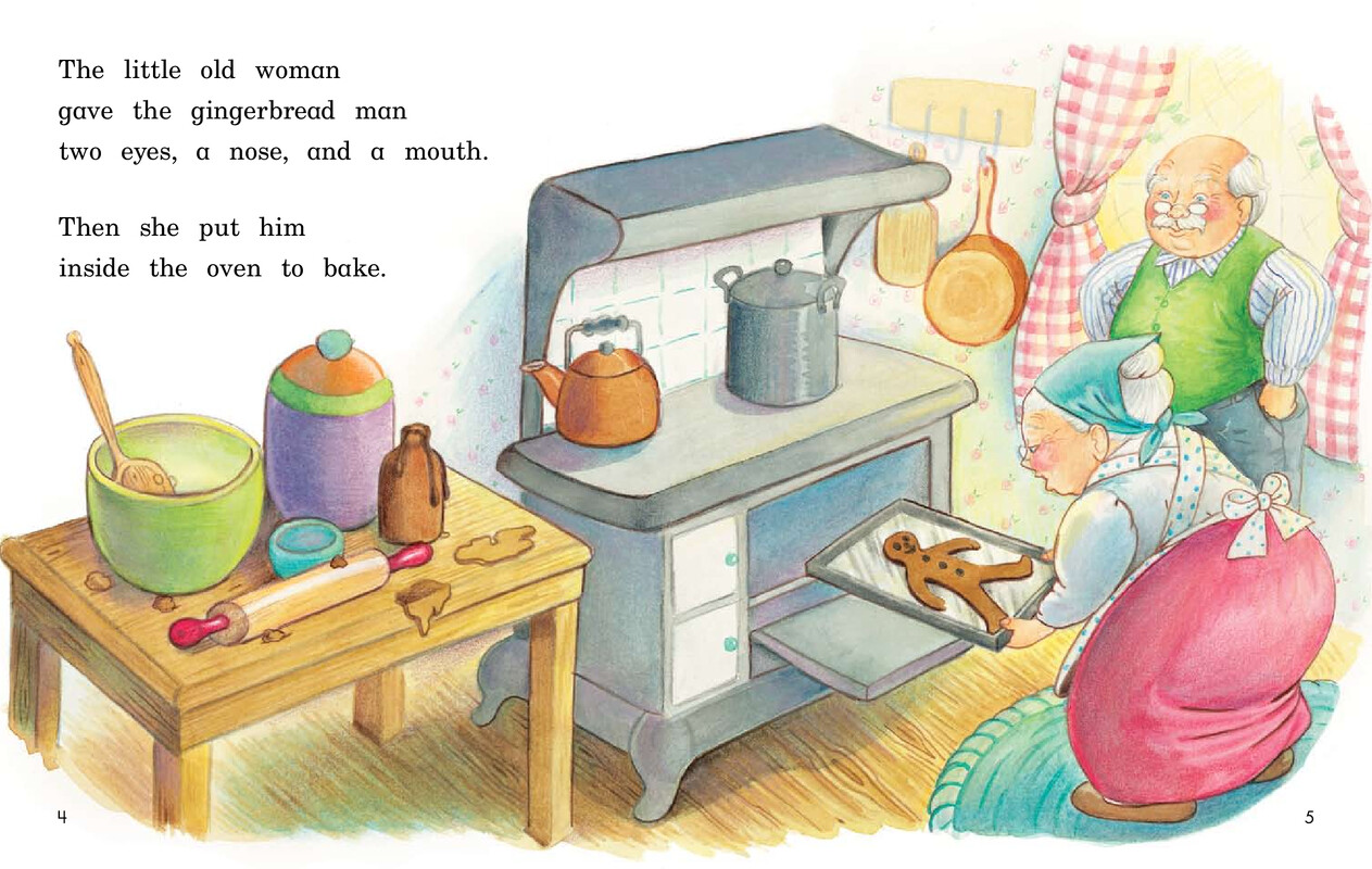 The Ginger bread Man绘本故事第4页