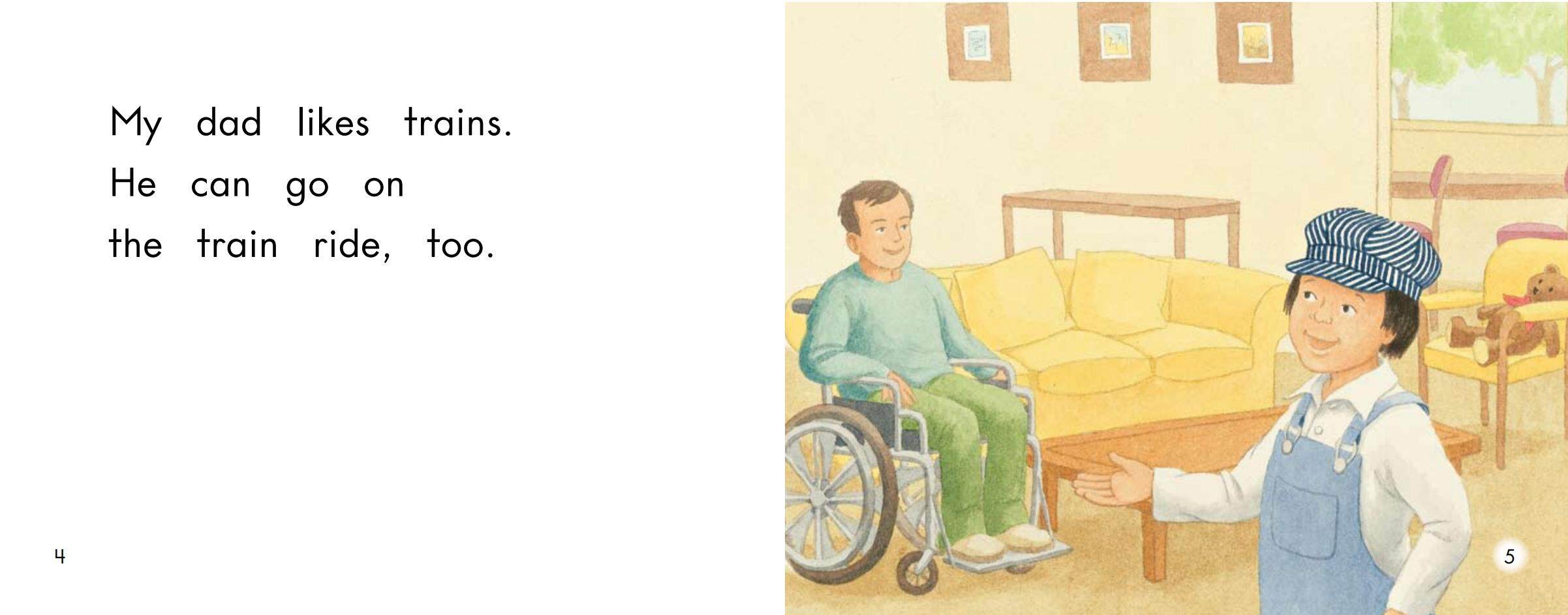 Going on a train ride绘本故事第4页