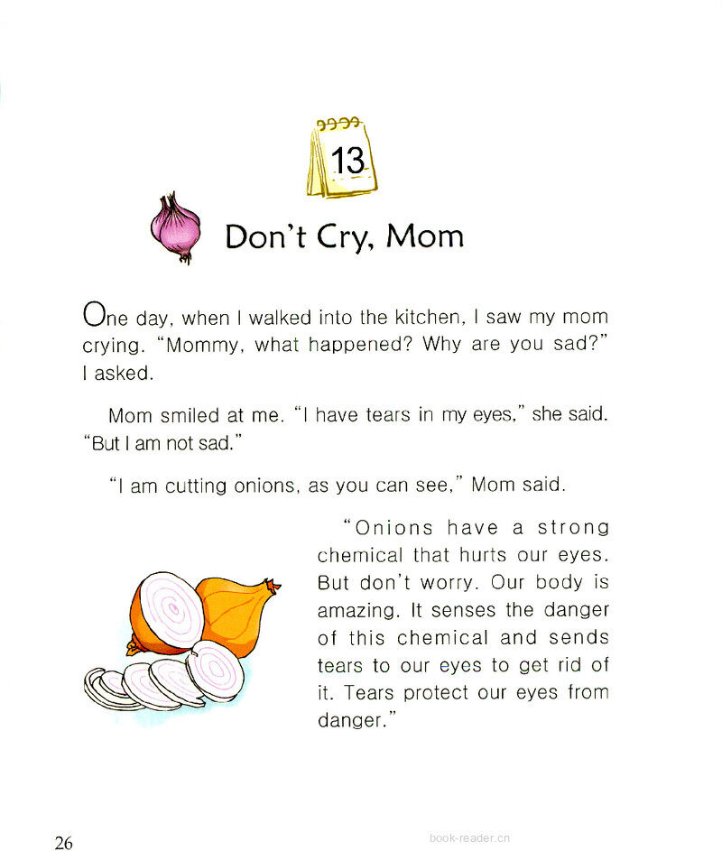 Don't Cry, Mom绘本故事第2页
