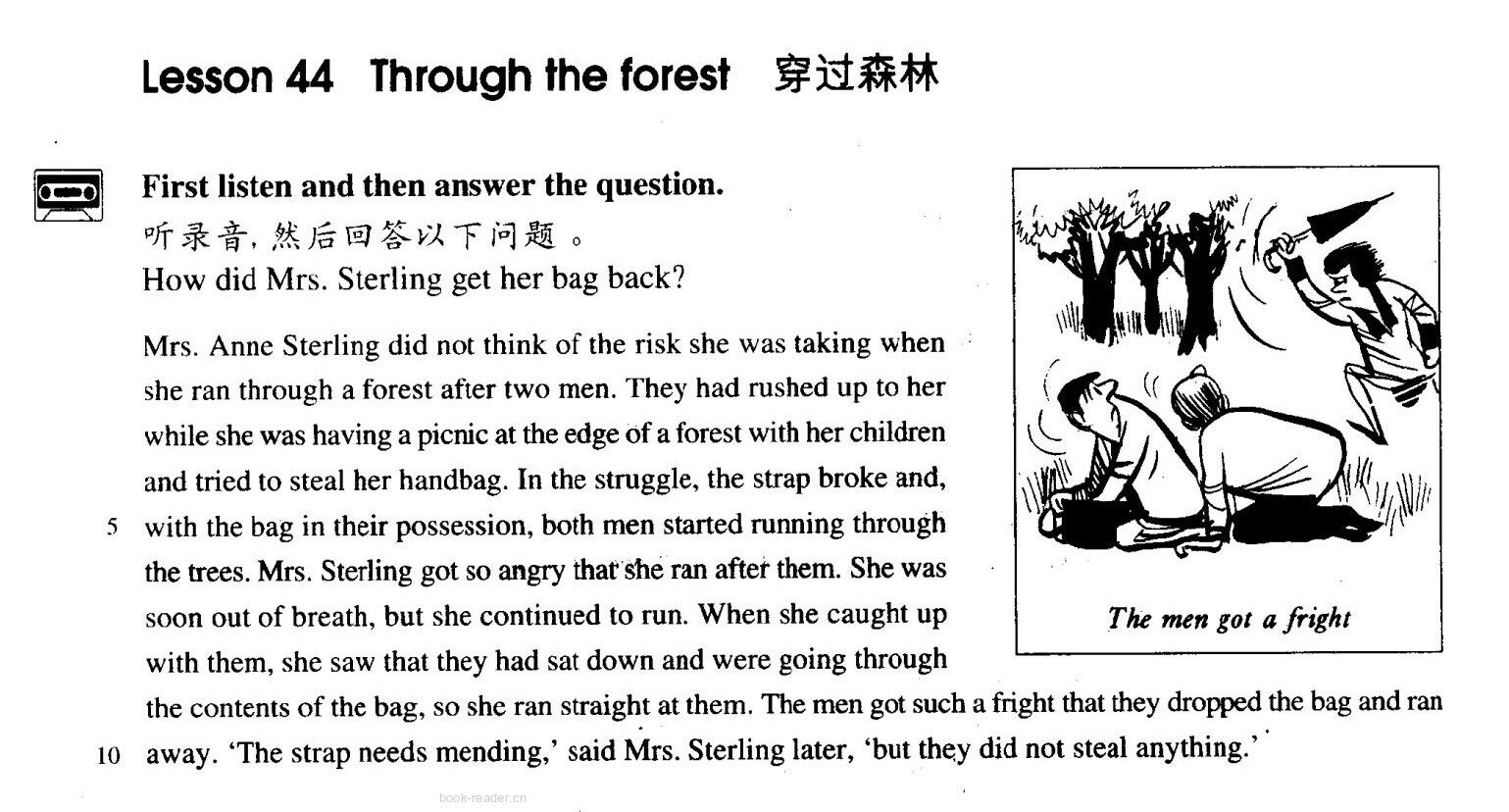 44 Through the forest绘本故事第2页