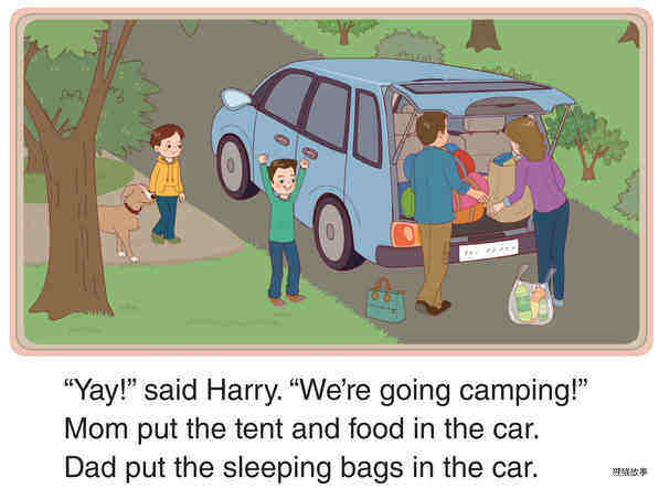 A Camping Trip!绘本故事第3页