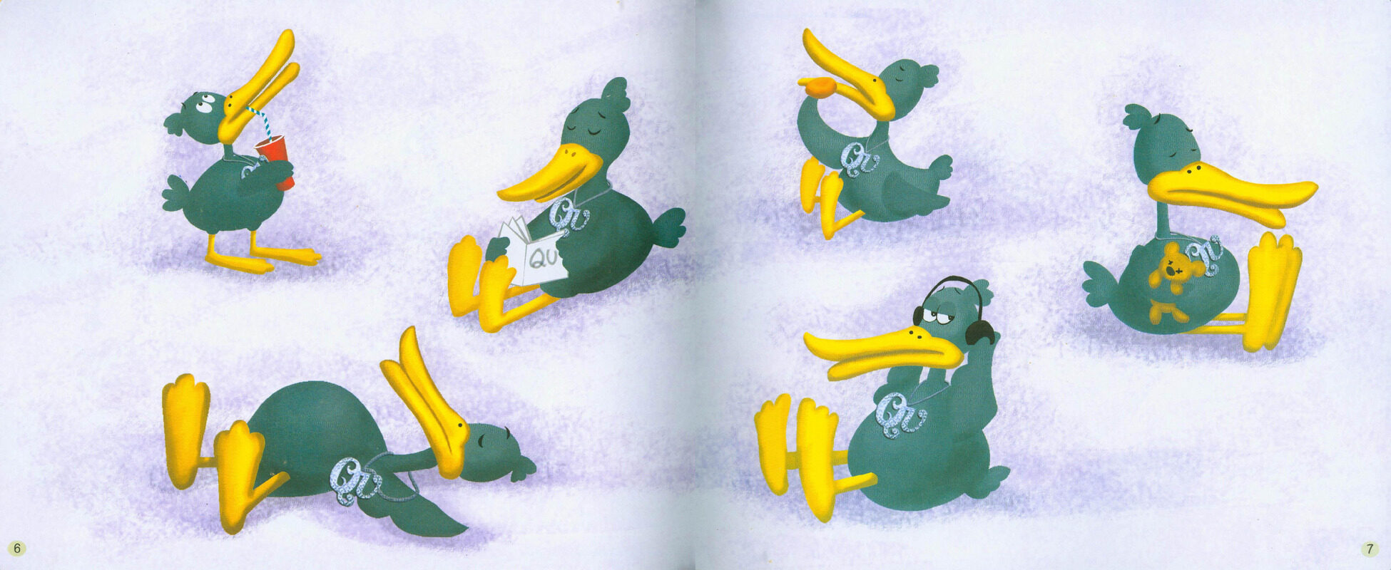 Q A Quiet duck绘本故事第5页