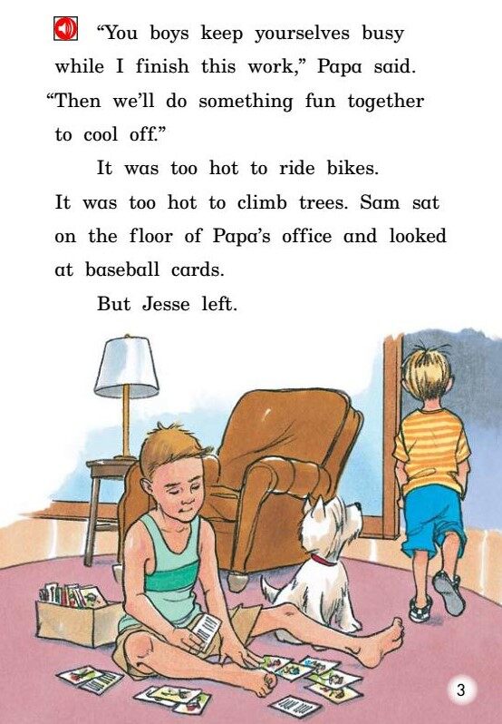 The Hot Day绘本故事第4页