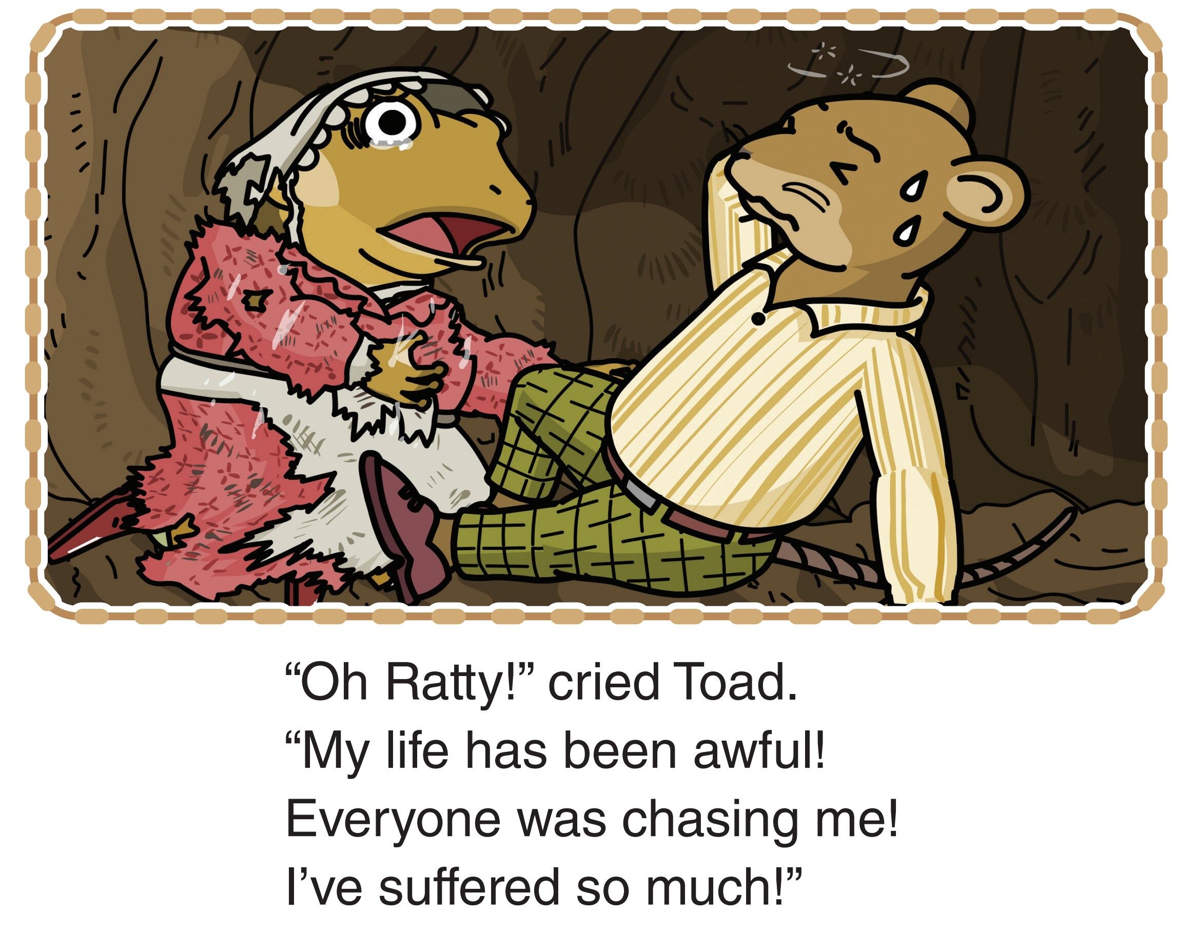 Saved by Water Rat绘本故事第4页