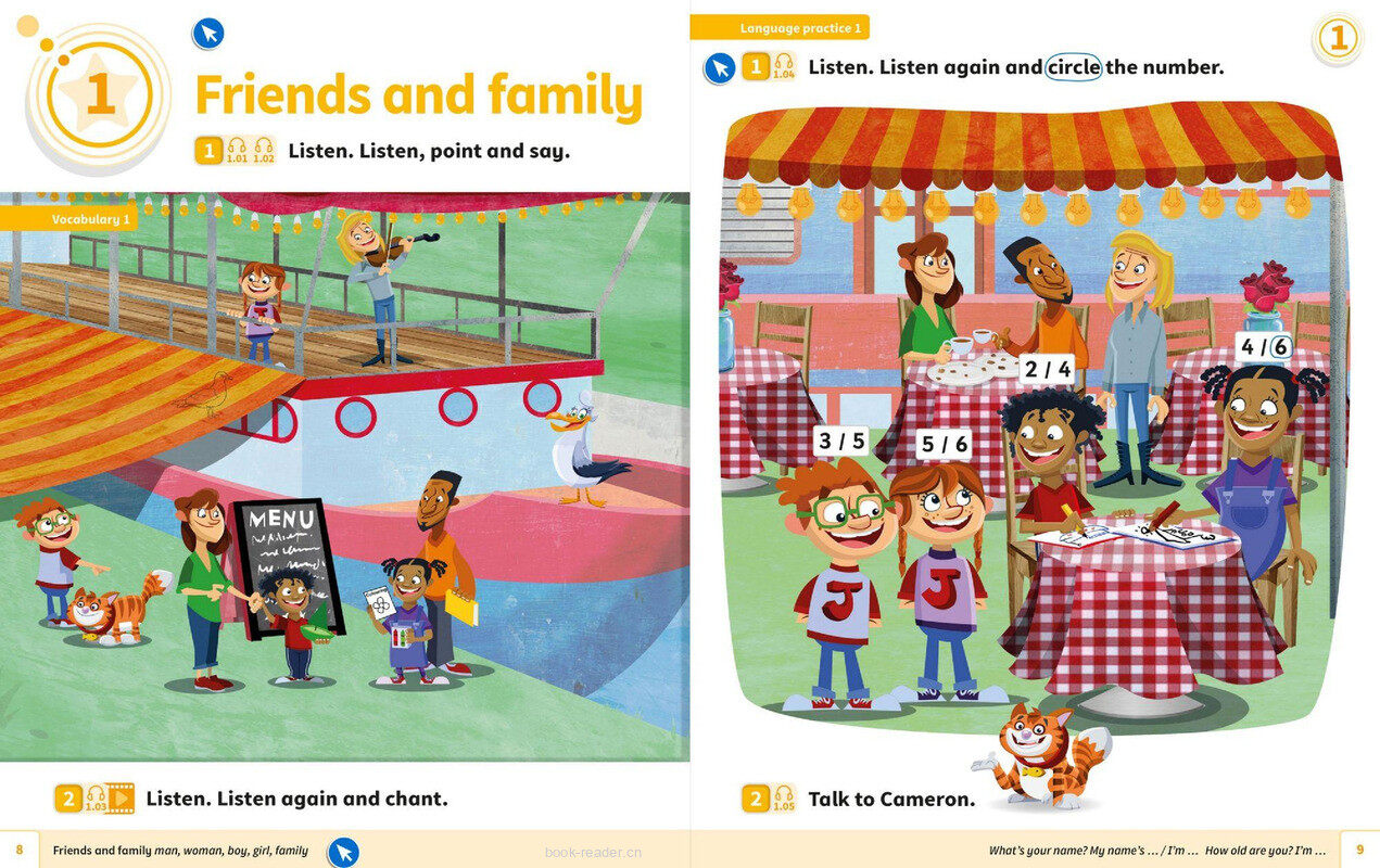 01 Friends and family 绘本故事第2页